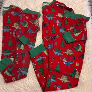 Wondershop Red and Green Dinosaur Mommy & Me Pjs
